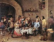 TENIERS, David the Younger, Twelfth-night (The King Drinks) ar